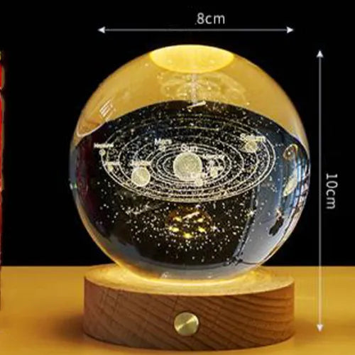 Esfera De Cristal Grande Planetas