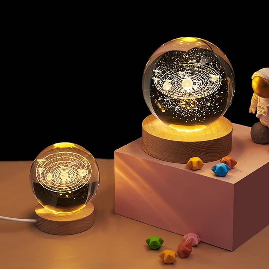 Esfera De Cristal Grande Planetas