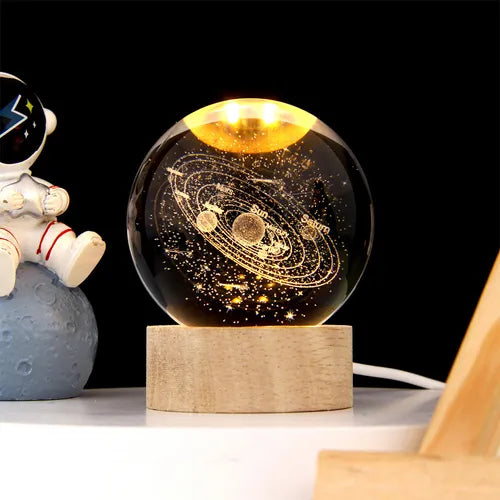 Esfera De Cristal Grande Planetas